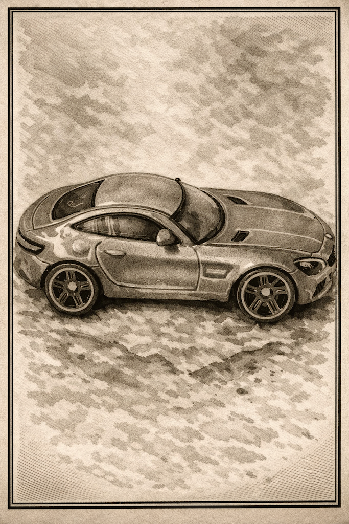 Illustration for Hot Wheels: The Mid-Life Gospel